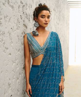 Grace pre drape saree 2