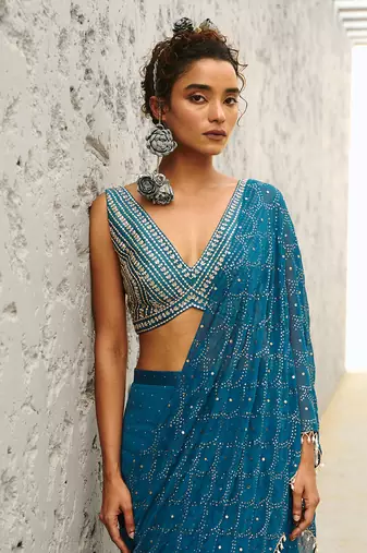 Grace pre drape saree