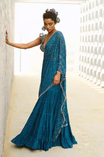 Grace pre drape saree
