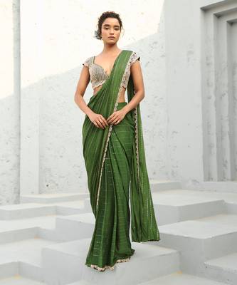 Juliet pre draped saree 1