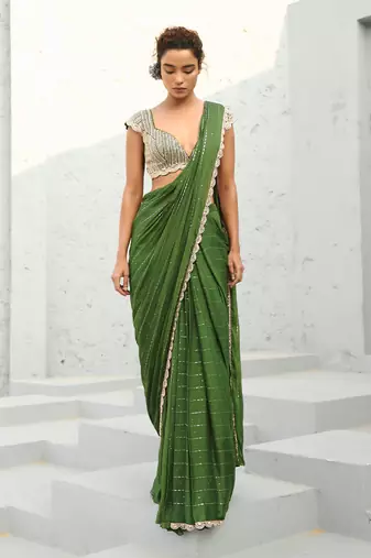 Juliet pre draped saree