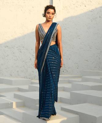 Chayya pre draped saree 1