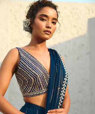 Chayya pre draped saree 2