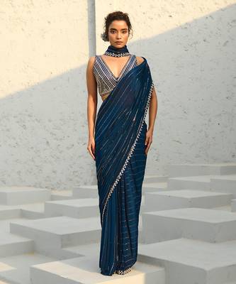 Chayya pre draped saree 5