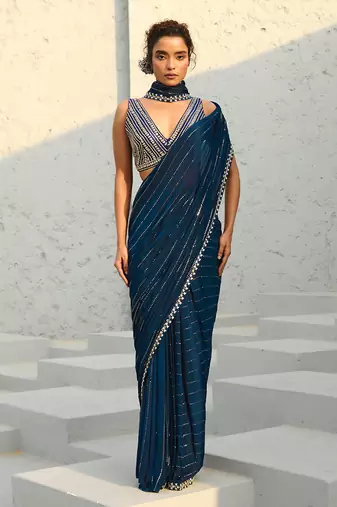 Chayya pre draped saree