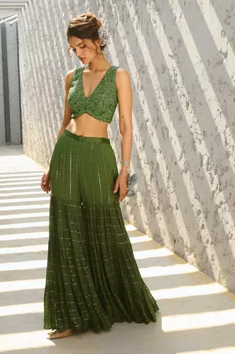 Aura flared pants set