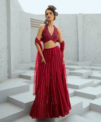 Aura Red Skirt 1