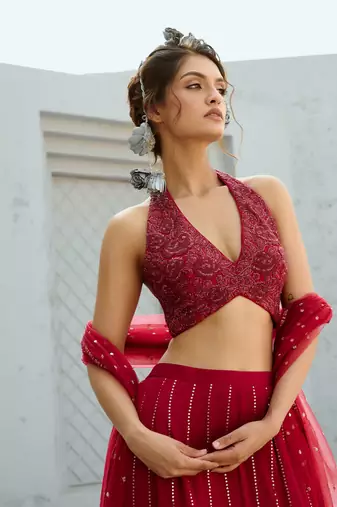 Aura Red Skirt