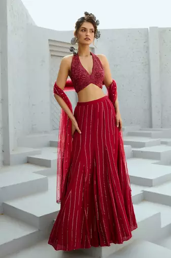 Aura Red Skirt