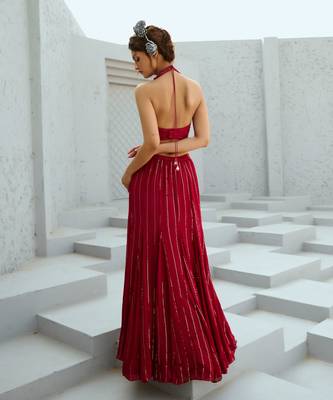 Aura Red Skirt 4