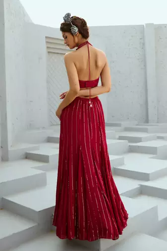 Aura Red Skirt