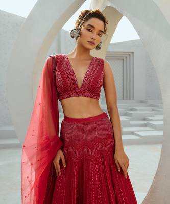 Red Alisha Skirt 4