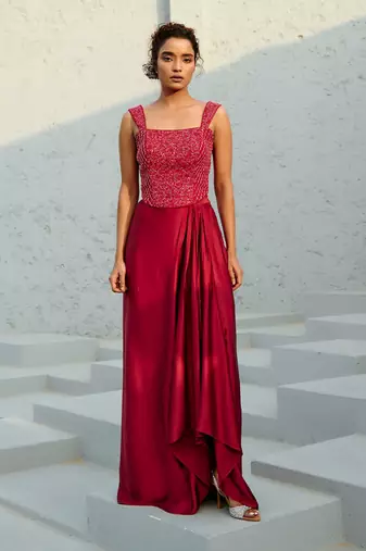 Estelle drape skirt