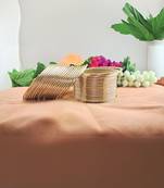 Metal material golden plain bangle