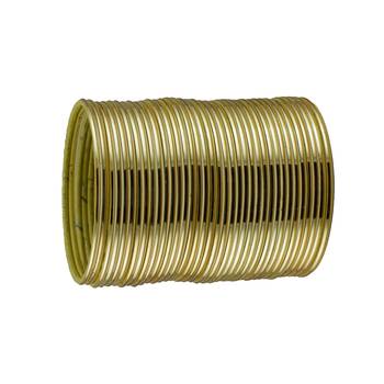 Metal material golden plain bangle 3