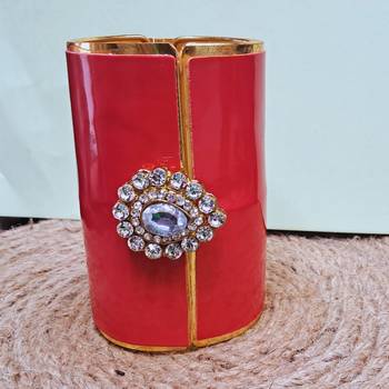 Free size brass drak pich stone stud  bracelet 2