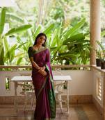 Multy Color silk blend sarees with blouse