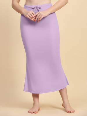 Trendmalls Plain Nylon Soft Petticoat Skirts Saree Silhouette Shape Wear set of 2 3