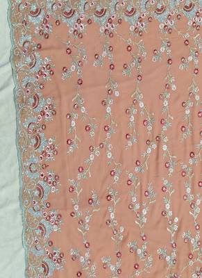 multi Georgette Saree With Thread Work 4