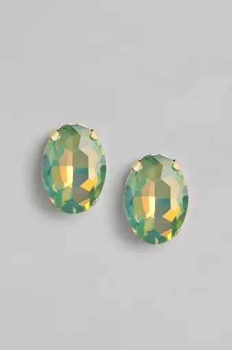  Green Color Crystal AD Gemstone-Studded Jewelry Set