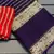 Purple Color Viscose Georgette Saree