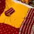 Yellow-Maroon Color 2D Viscose Georgette Weaving Saree