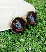 Handcrafted resin stud rs12