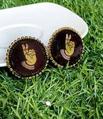 Handcrafted resin stud rs25