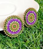 Handcrafted resin stud rs27