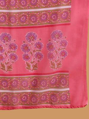 Women Multicolor color rayon blend fancy kurta, bottom and dupatta set 6