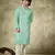 Sea green viscosee fabric sequins work stunning evening wedding looks kurta payjama