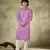 Purple viscosee fabric sequins work stunning evening wedding looks kurta payjama