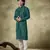 Green viscosee fabric sequins work stunning evening wedding looks kurta payjama
