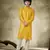 Yellow viscosee fabric sequins work stunning evening wedding looks kurta payjama