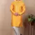 Yellow jacquard silk style stunning kurta payjama for men