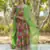 Green Georgette Printed Alia Cut Suit kurta pant and dupatta Set