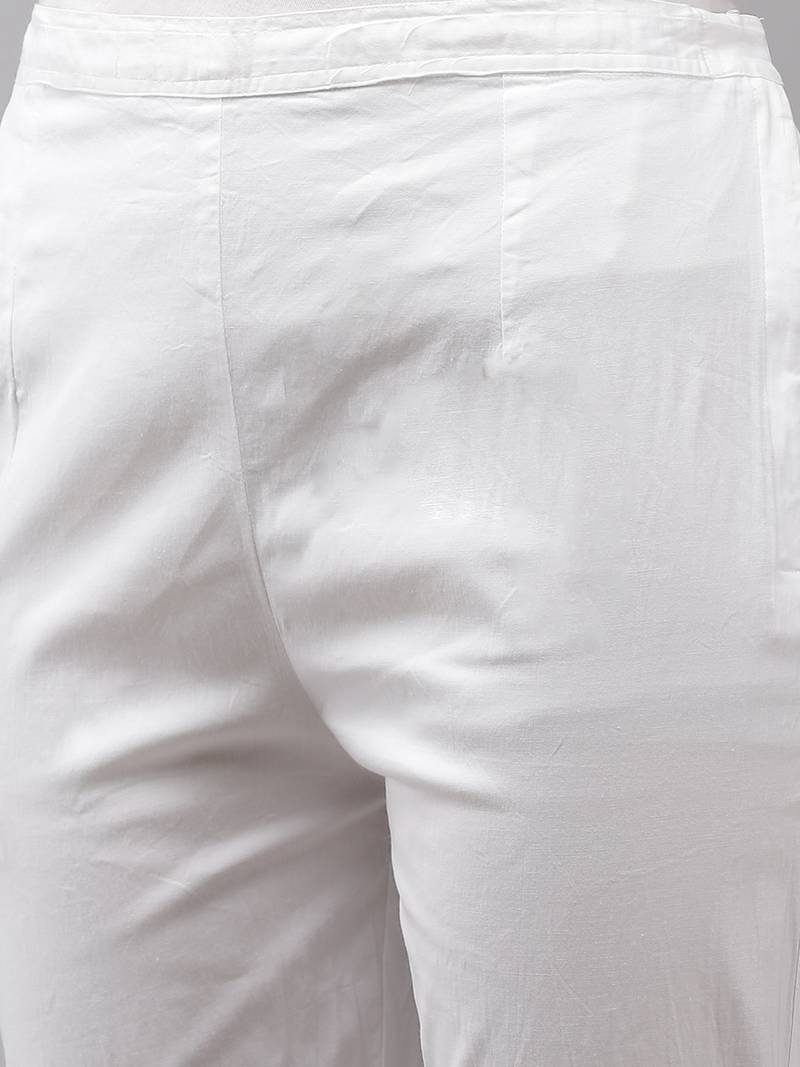 Hand embroidered sea green georgette lucknowi chikankari kurta set with slip