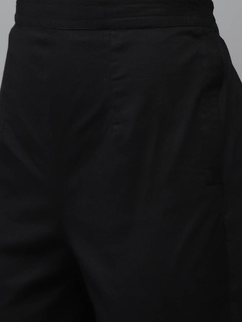 Hand embroidered white georgette lucknowi chikankari kurta set with slip