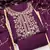 women's embroidered cotton blend festival wear unstitched salwar suit dress material