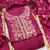 women's embroidered cotton blend festival wear unstitched salwar suit dress material