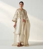 Roop ivory kurta pant set