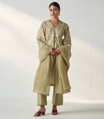 Roop green kurta pant set