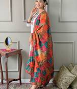 White Embroidered Viscose Straight Kurta, Pant and Dupatta Set