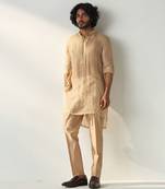 Omkar gold beige coord set