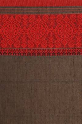 mahapar cotton saree  (Black) 5