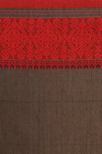 mahapar cotton saree  (Black)