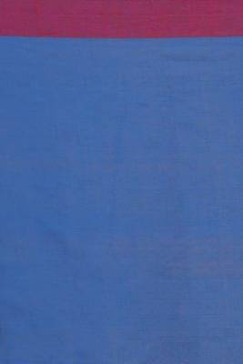 Women'S Cotton Check Sarees  (Turquise) 5