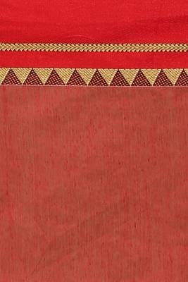 Terchi border handloom saree (Grey) 5
