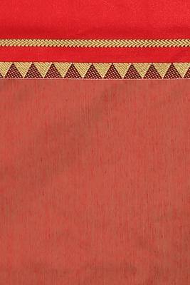 Terchi border handloom saree (Yellow) 5