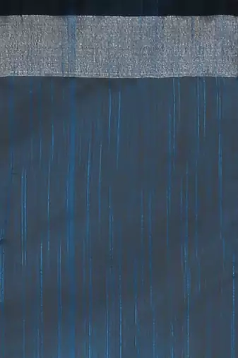 Women's Handloom Jari Cotton Saree  (Turquise)